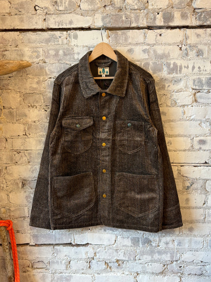 Donegal Corduroy Barn Jacket - Rustic Brown