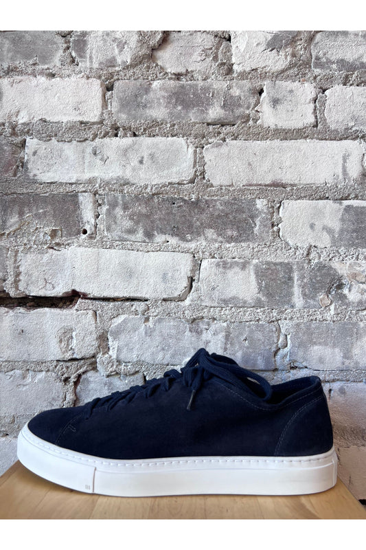 Loria Suede Low Sneaker - Navy - DUNE + SALT