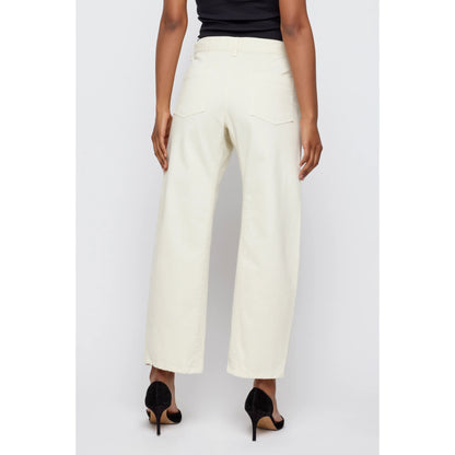 Moussy Pomonok Gusset Cargo - Ivory Antique White