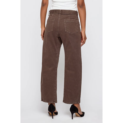 Moussy Pomonok Gusset Cargo - Brown Dark Olive Green