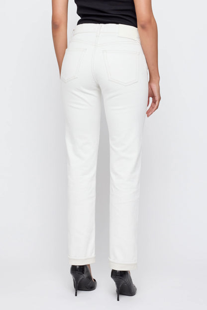 Keane Slim Straight Jean - White - DUNE + SALT