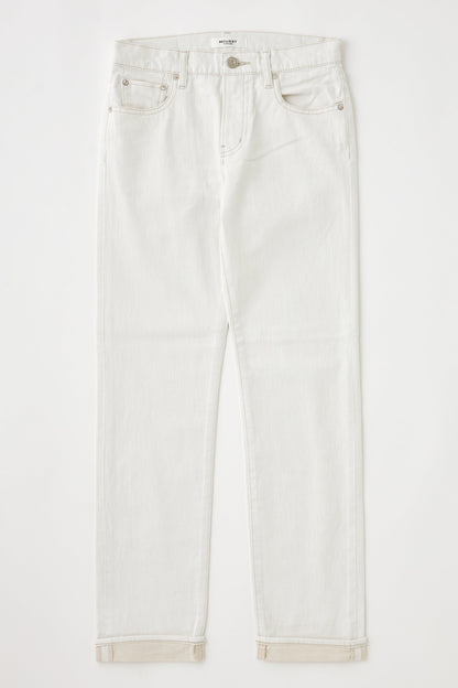Keane Slim Straight Jean - White - DUNE + SALT