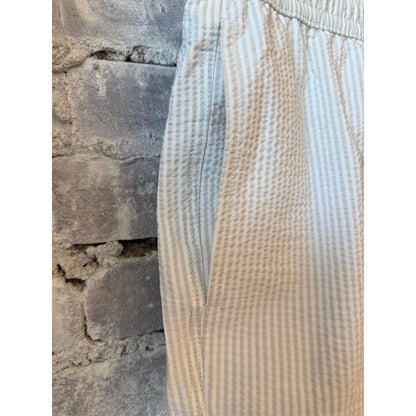 Hartford Men's Seersucker Woven Swimshort - Pearl Dark Gray