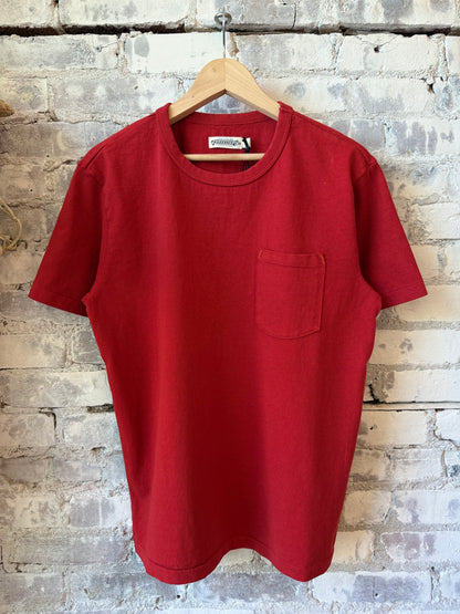 13 Ounce Pocket T-Shirt - Red - DUNE + SALT