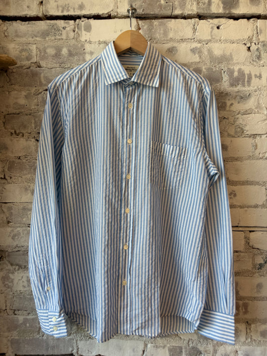 Paul End-to-End Shirt - Blue/White Stripe