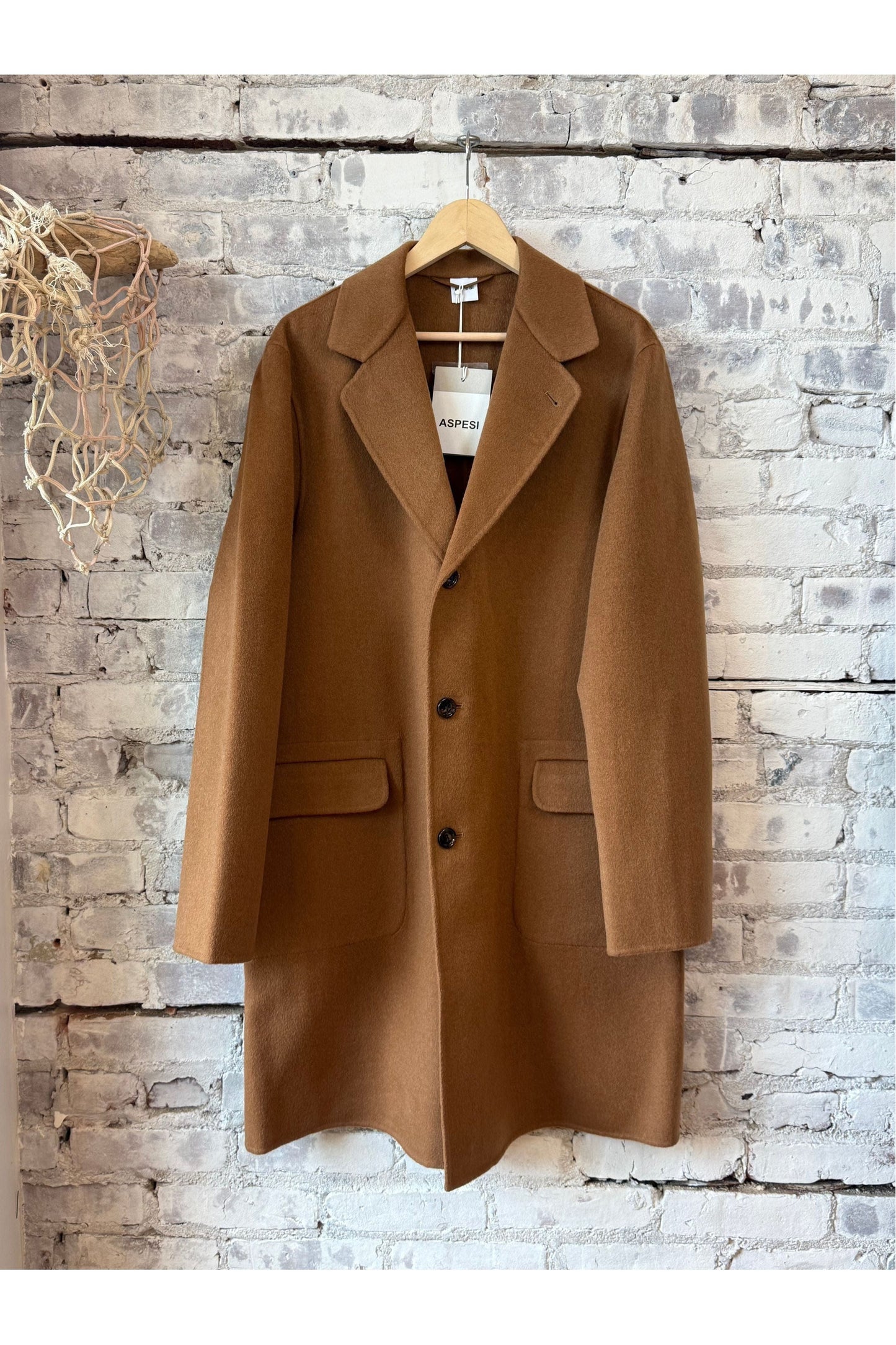 Double Faced Wool Car Coat - Camel - DUNE + SALT