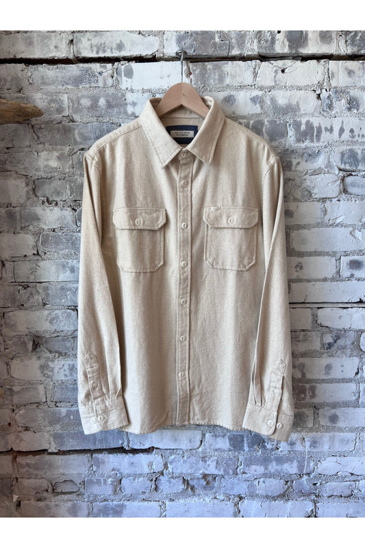 Utility Winter Flannel - Ecru - DUNE + SALT