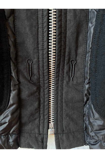 High Density Twill Reversible Military Jacket - Black - DUNE + SALT