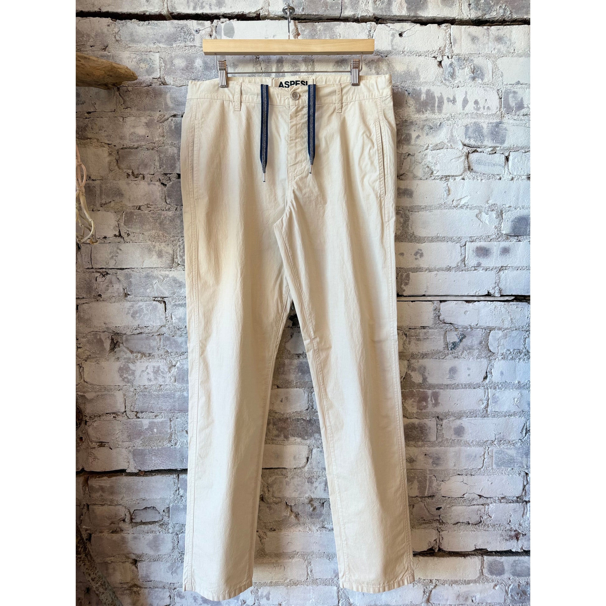 Poplin Chino Trousers - Stone - DUNE + SALT
