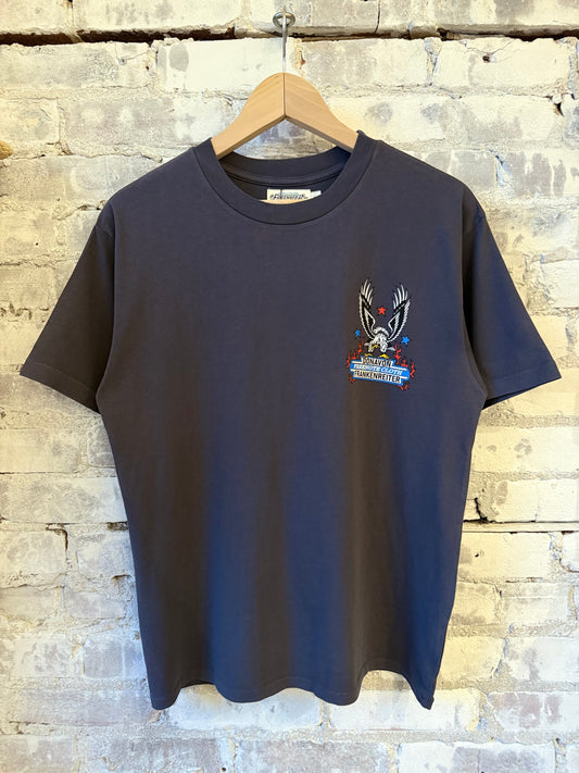 Freenote Cloth Donavon Frankenreiter x FN Cloth 9 Ounce T-Shirt - Gray/Blue Dark Slate Gray