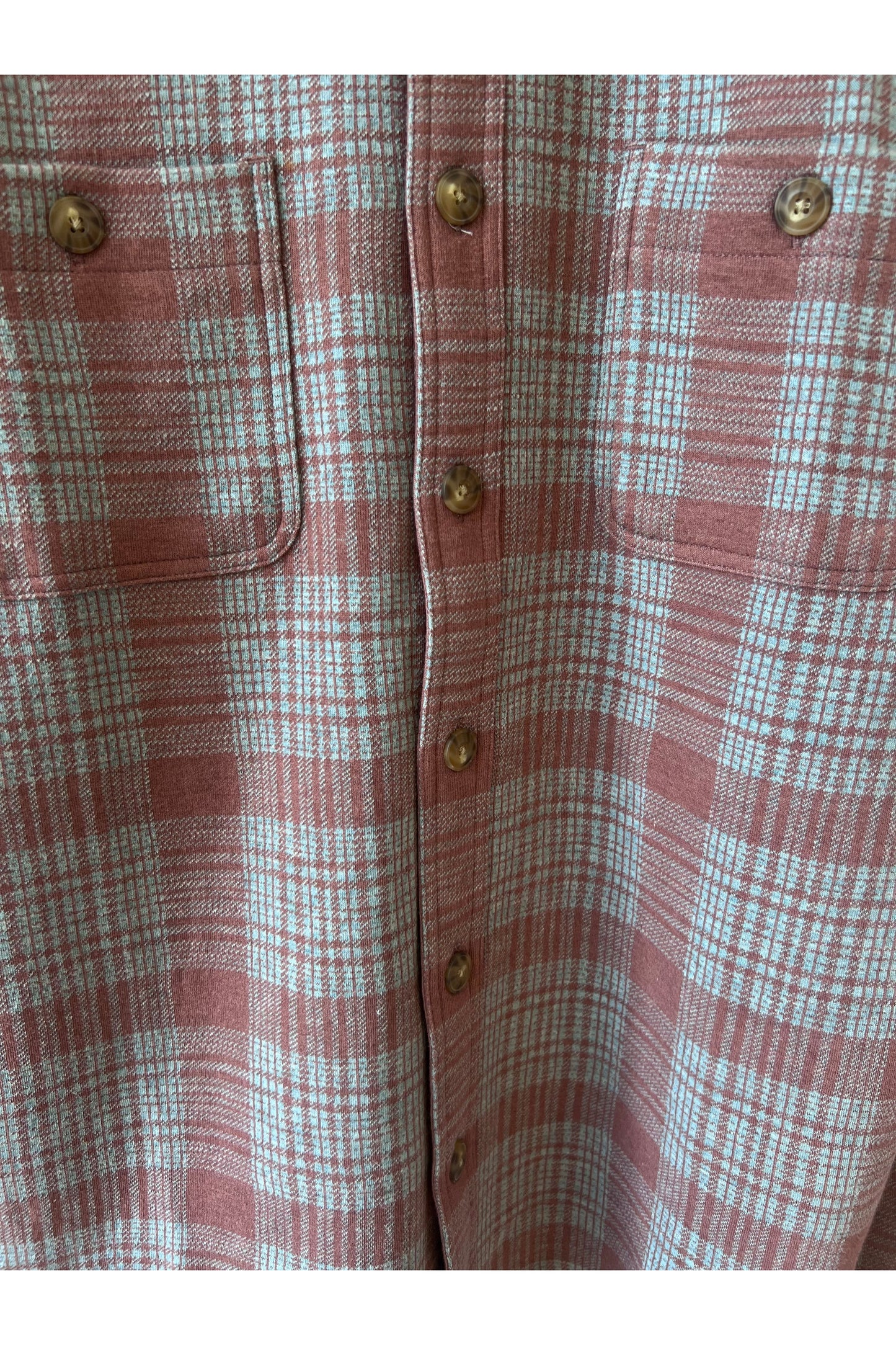 Pacifica Stretch Twill Shirt - Marsala Plaid - DUNE + SALT