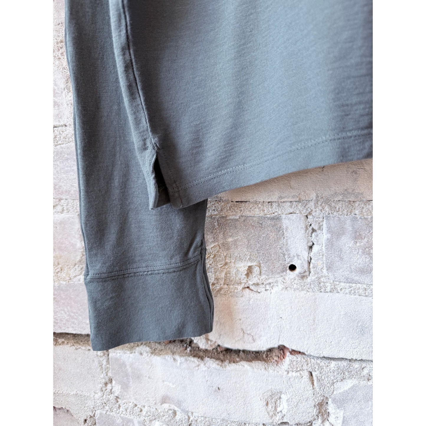 Crepe L/S Tee - Lake - DUNE + SALT