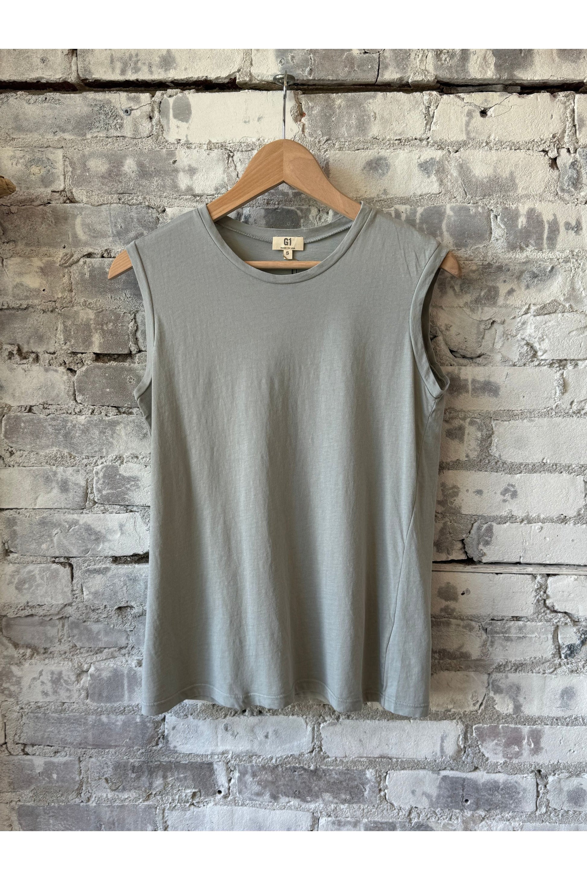 Muscle Tank - Sage - DUNE + SALT