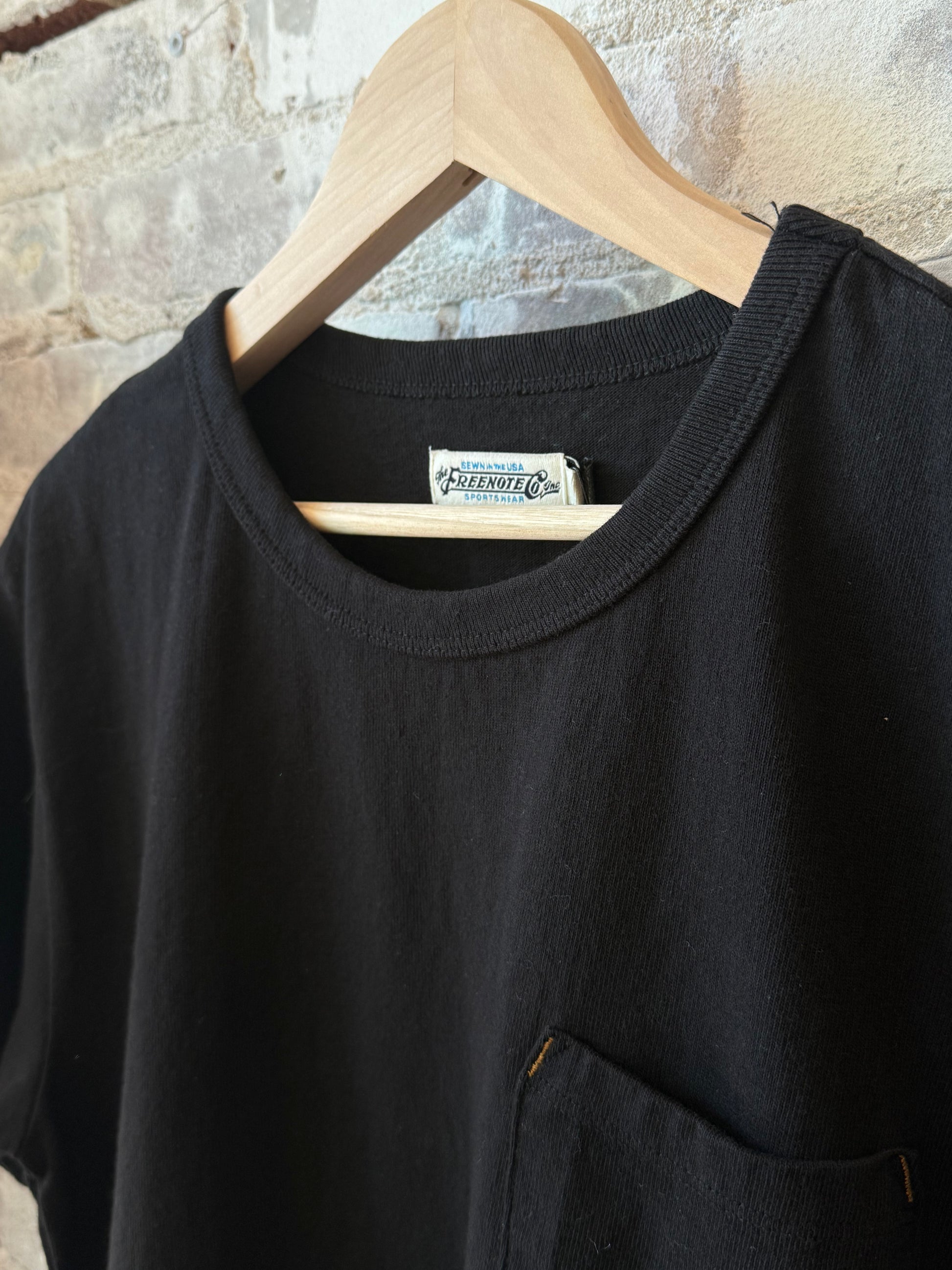 13 Ounce Pocket Tee - Black - DUNE + SALT