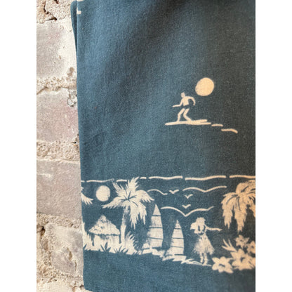 Hartford Women's Bandana Surfer Woven Scarf - Denim Dark Slate Gray