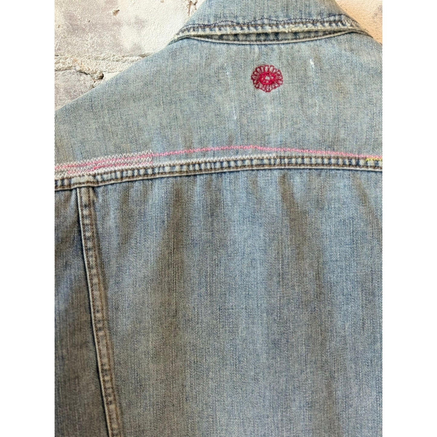 MONOSTERO The Caravan Trucker - Light Wash Light Slate Gray