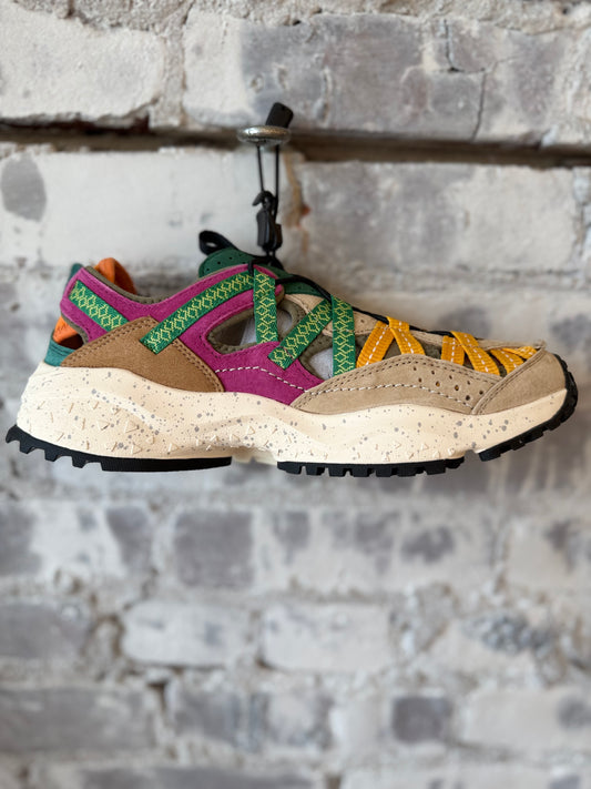 Kazana Women's Sandal/Sneaker - Salmon/Orange/Fuchsia - DUNE + SALT