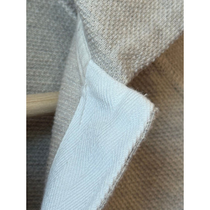 Kepani Raffy Pique Knit Polo Shirt - Oatmeal Light Steel Blue