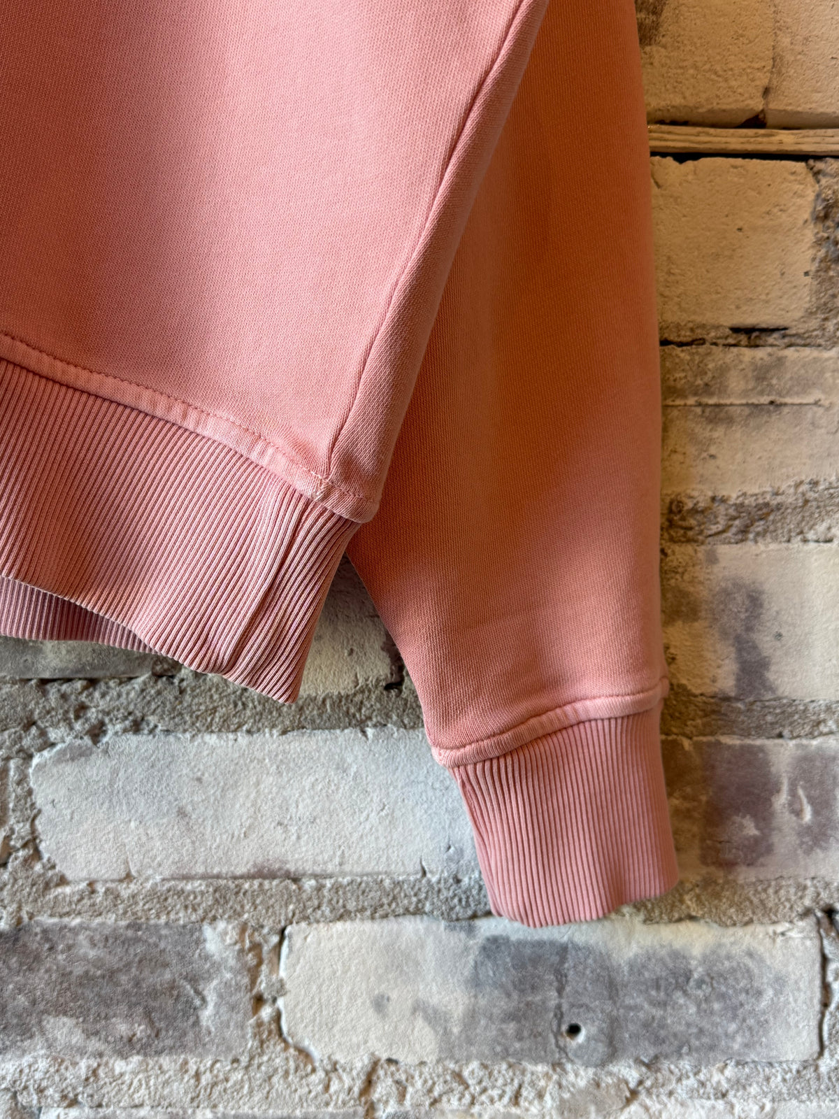 Closed Women's Organic Cotton Sweatshirt - Powder Pink Saddle Brown
