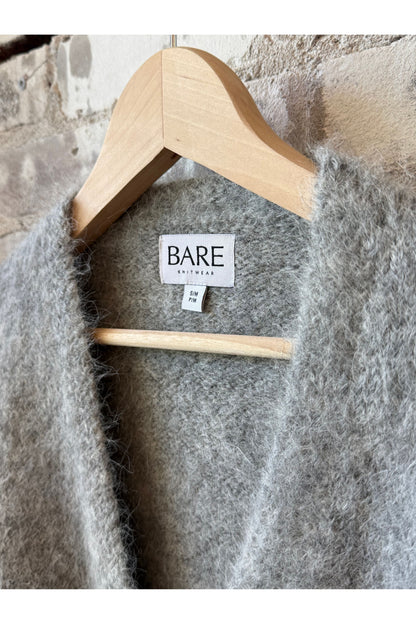 Suri Alpaca Cardigan - Grey - DUNE + SALT