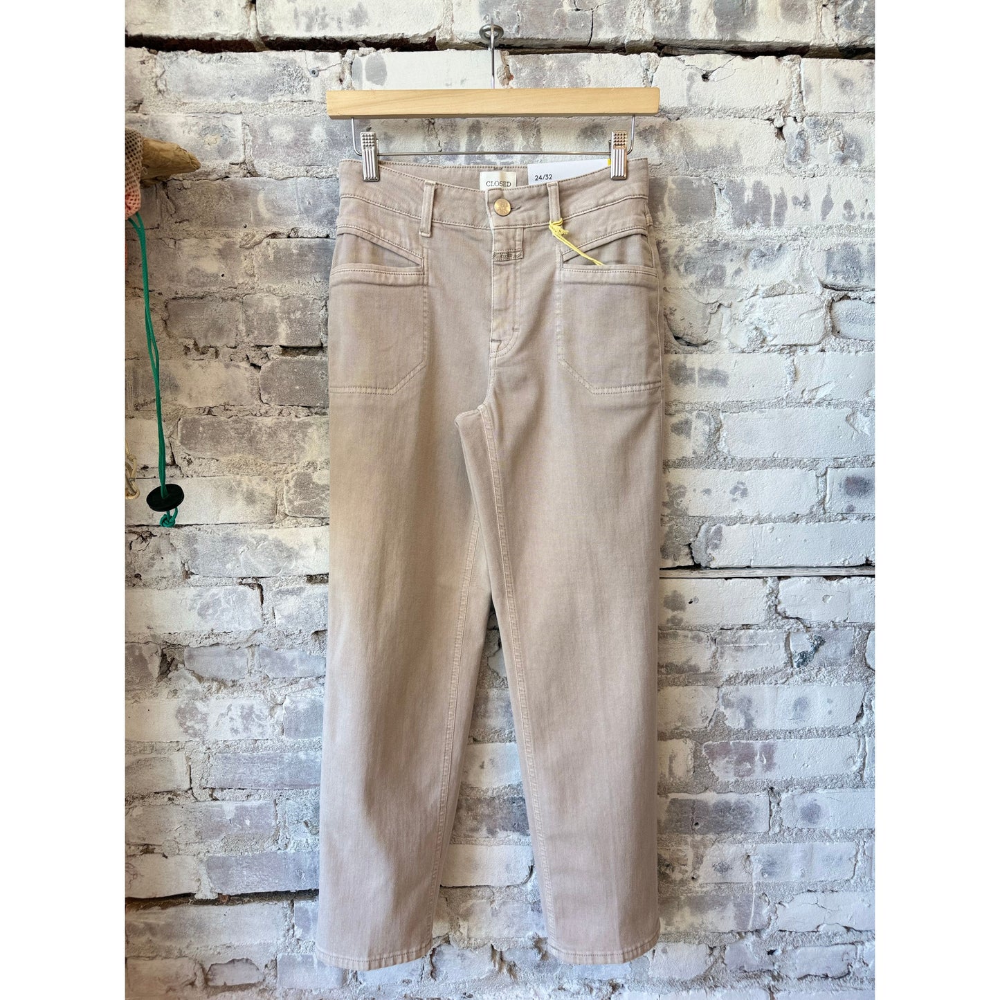 Mira-X Comfort Stretch Straight Jean - Clay Beige - DUNE + SALT