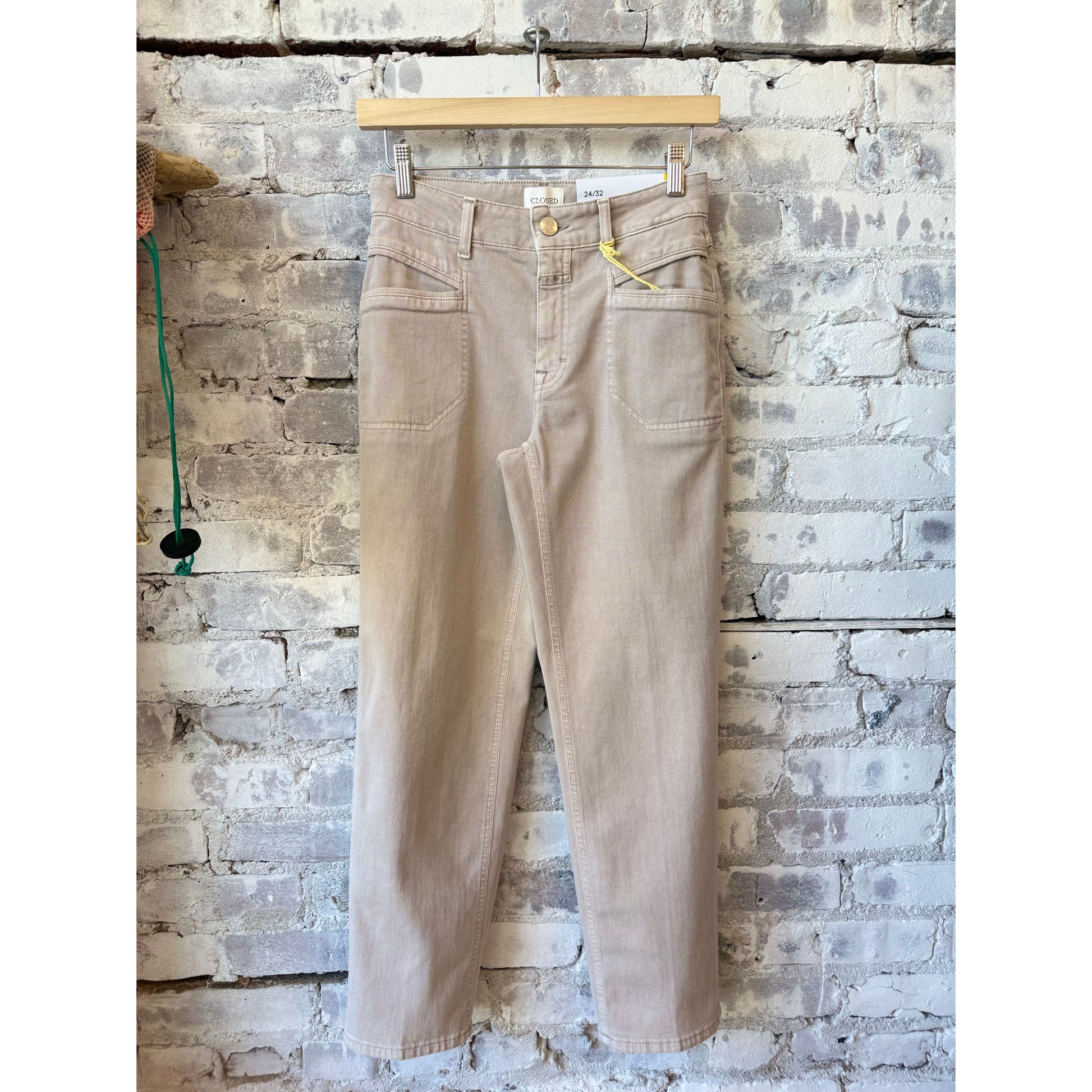 Mira-X Comfort Stretch Straight Jean - Clay Beige - DUNE + SALT