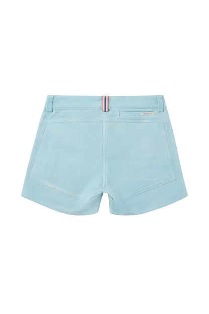 Women's 5incher Concord Garment Dyed Shorts - Faded Blue Sky - DUNE + SALT