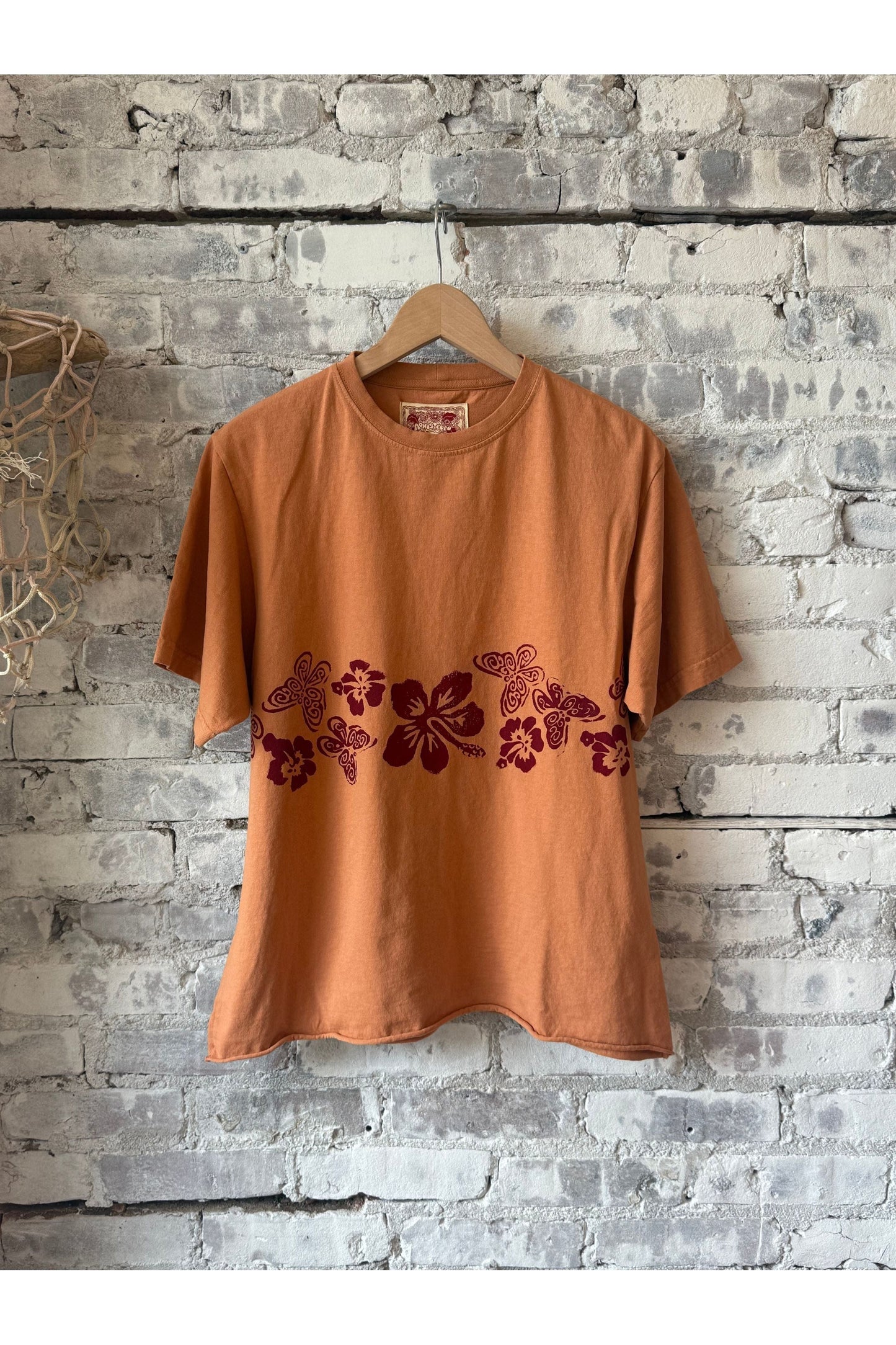 Nectar Raw Hem Tee - Red Earth - DUNE + SALT