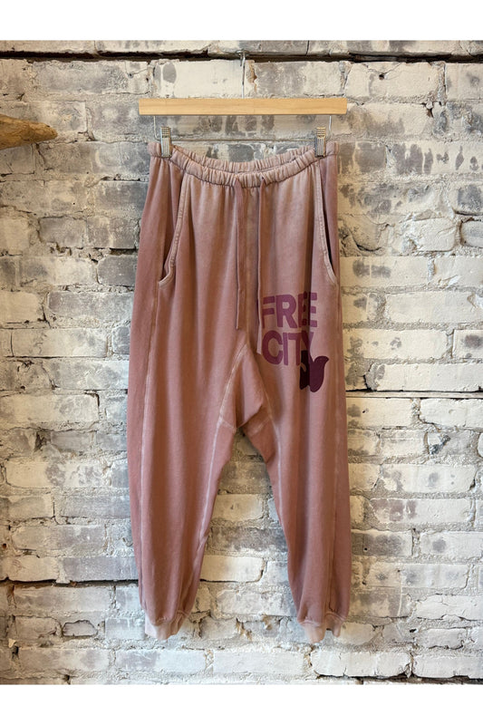 FREECITYLARGE SUNFADES Pocket Sweatpant - Blush - DUNE + SALT