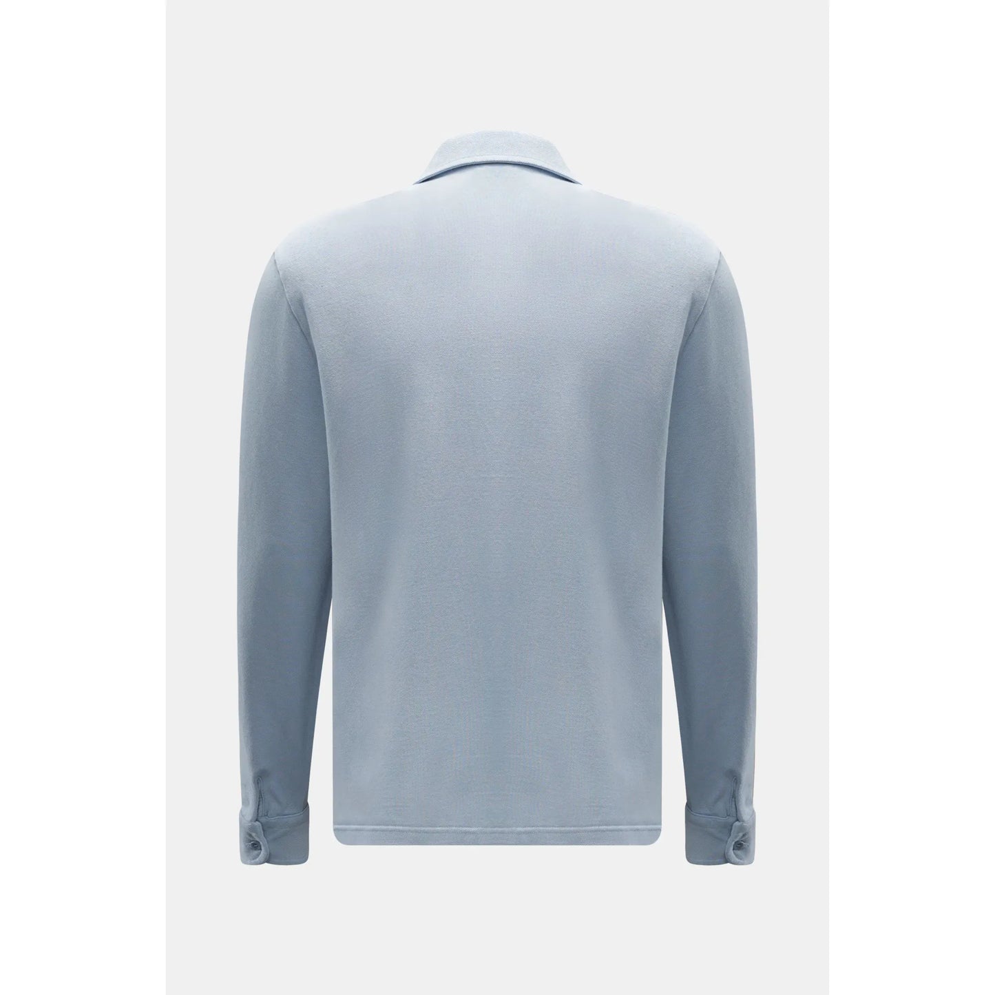 Piqué Slim Collar Shirt - Sky - DUNE + SALT