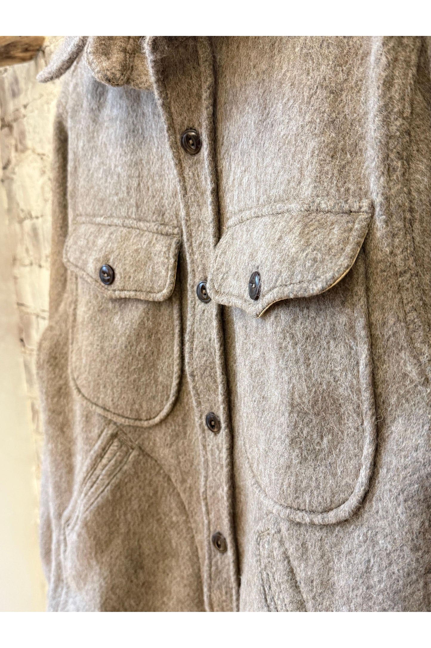 Mendon Wool Shirt Jacket - Tan