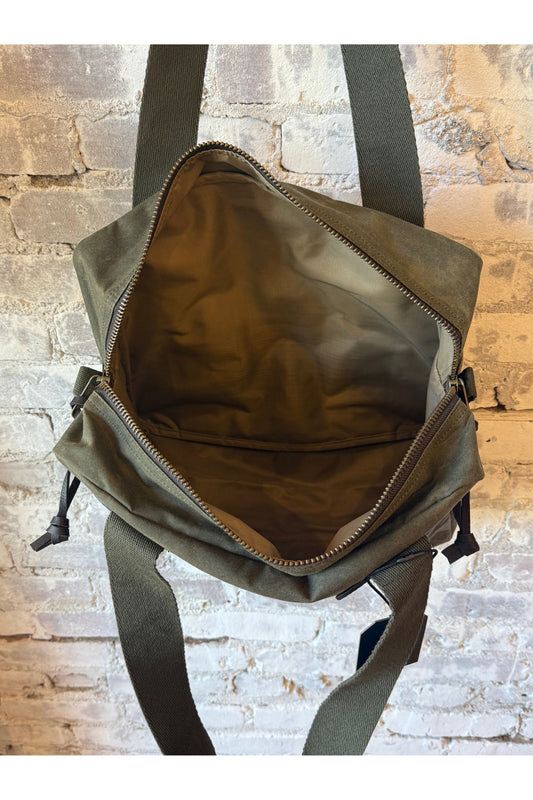 Tin Cloth Zipper Tote Bag - Otter Green - DUNE + SALT