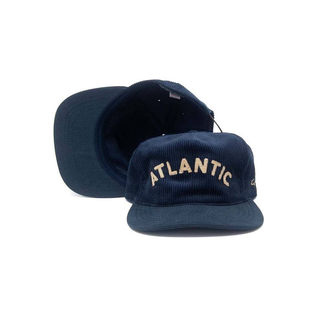 Atlantic III Strapback Cord Hat - Navy - DUNE + SALT