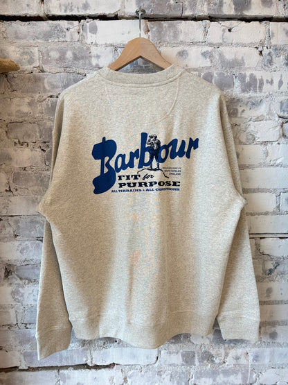 Blythe Crew Neck Jumper - Neutral Marl - DUNE + SALT