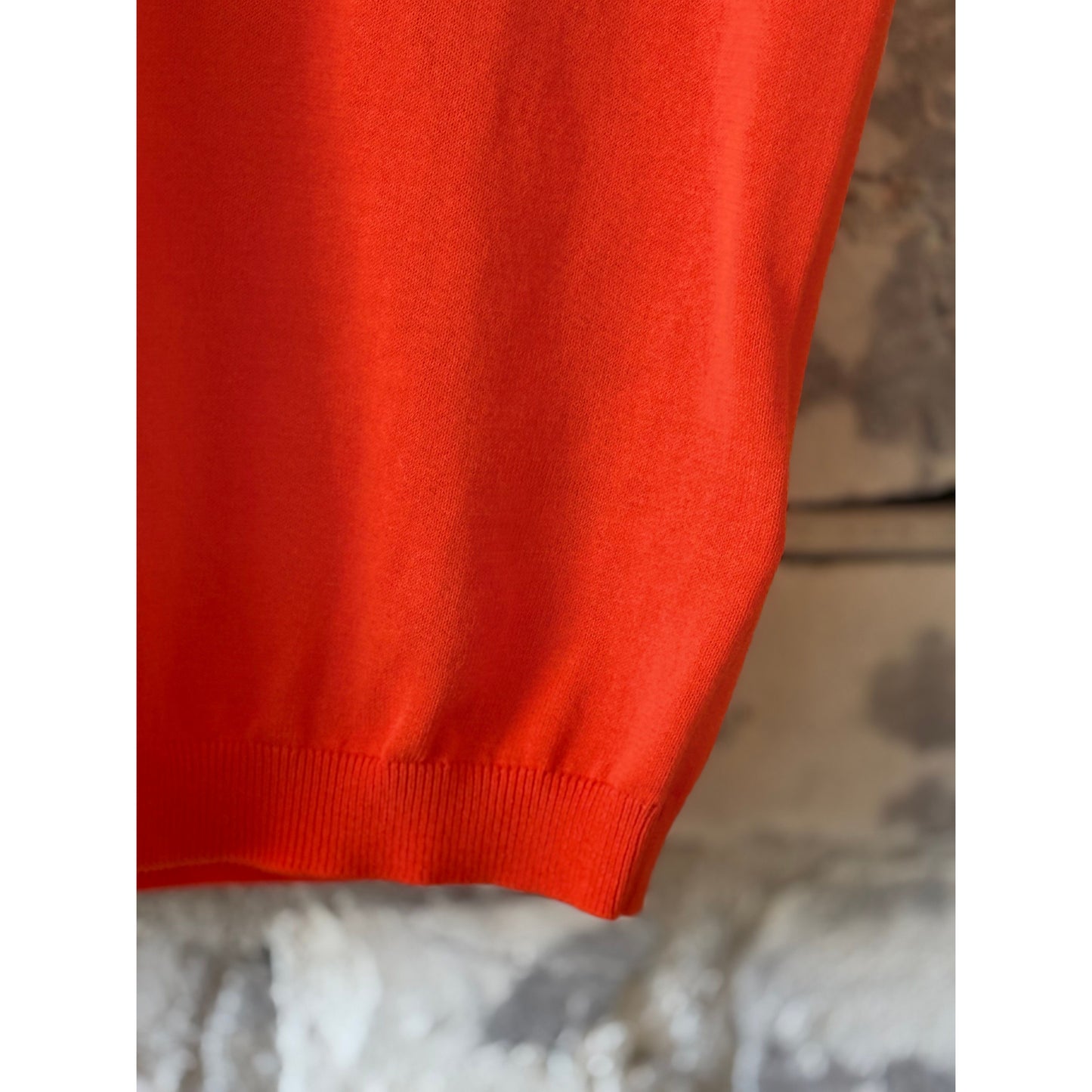 Pure Cotton Crewneck T-Shirt - Coral - DUNE + SALT