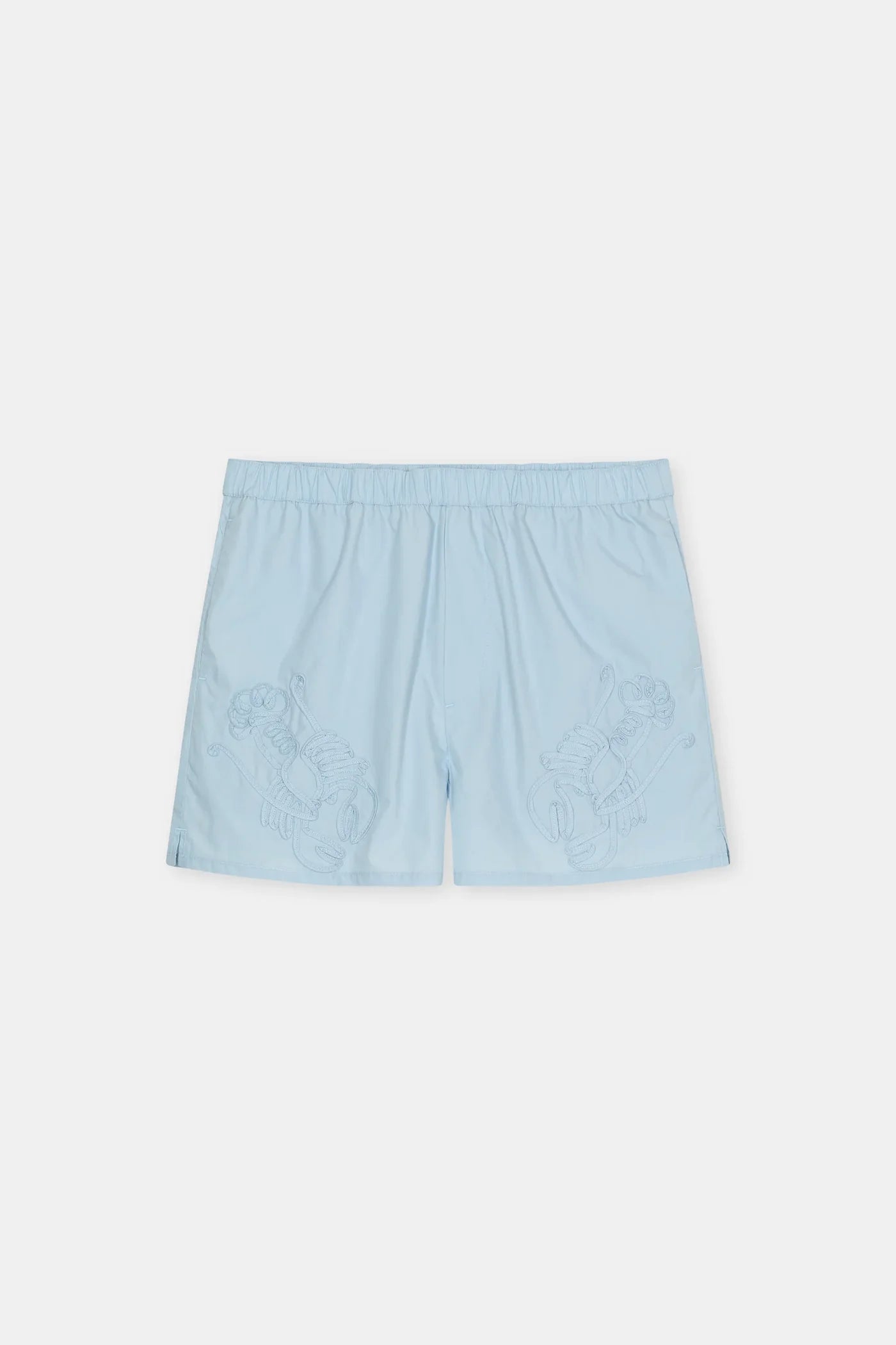 Closed Women's Relaxed Cotton Shorts – Dove Blue Light Steel Blue