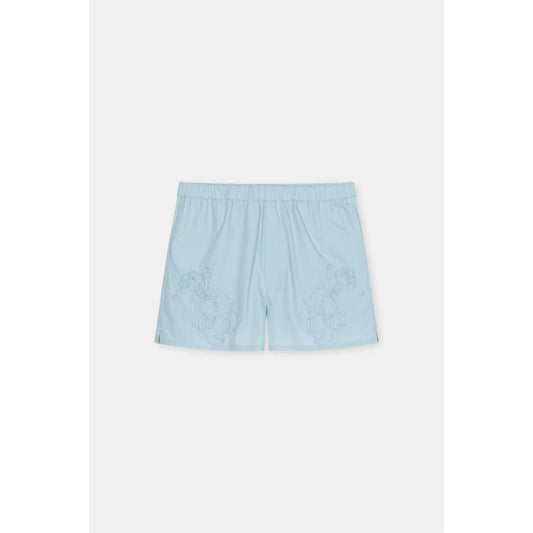 Closed Women's Relaxed Cotton Shorts – Dove Blue Light Steel Blue