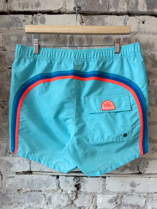 Sundek Taffeta Semi-Elastic Waist Boardshort - Lunar Gray