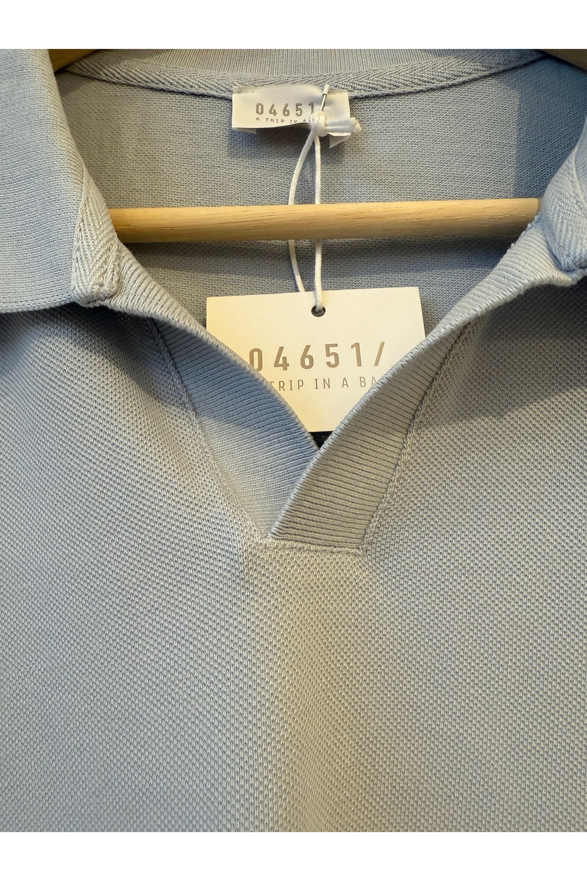 Piqué Johnny LS - Sky - DUNE + SALT