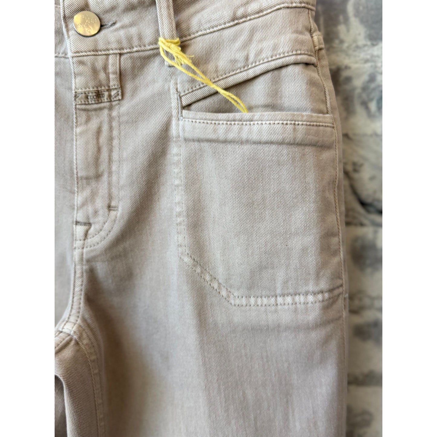 Mira-X Comfort Stretch Straight Jean - Clay Beige - DUNE + SALT