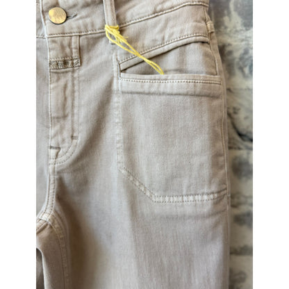 Mira-X Comfort Stretch Straight Jean - Clay Beige - DUNE + SALT