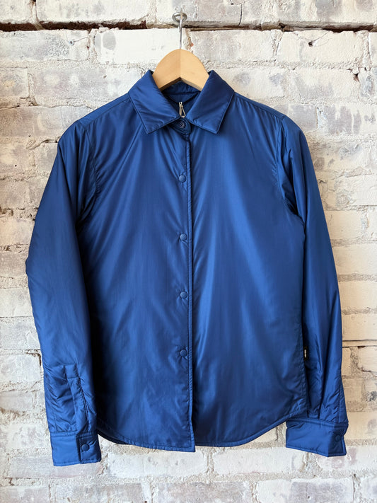 Padded Nylon Overshirt - Light Blue - DUNE + SALT