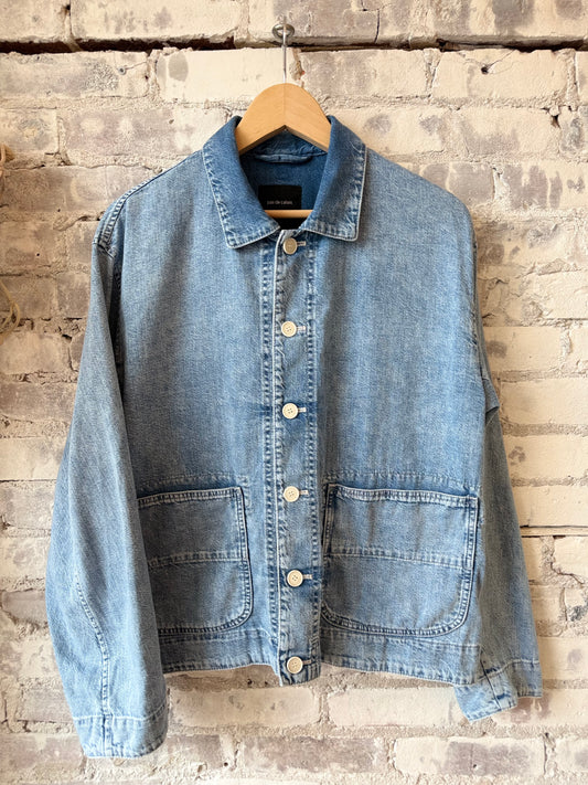 8oz Natural Denim Jacket - DUNE + SALT