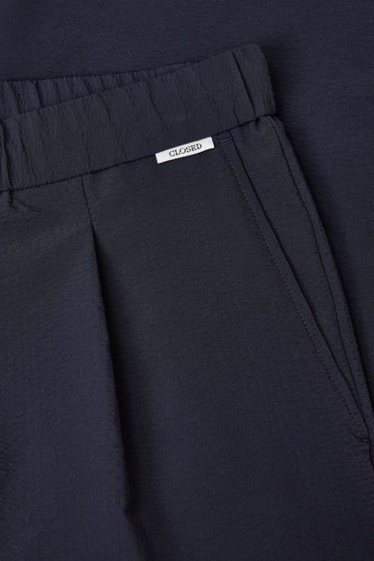 Vigo Seersucker Regular Shirt - Dark Night