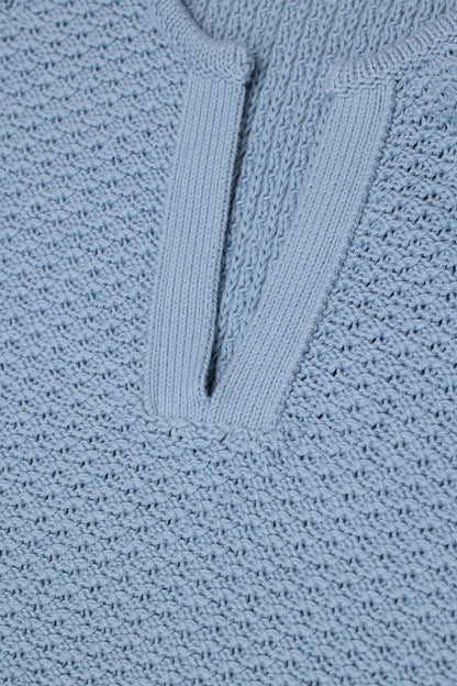 Closed Women's Textured Cotton Knit – Dove Blue Light Slate Gray