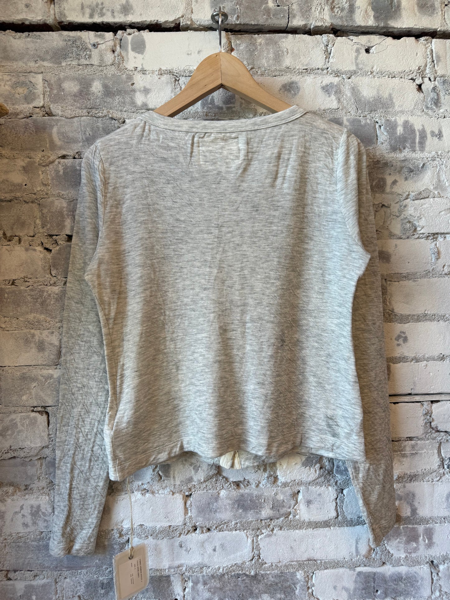 Melange Double-Face Cardigan - Heather Grey