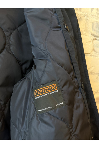 Women's 2-in-1 Garment Dyed Car Coat - Navy - DUNE + SALT