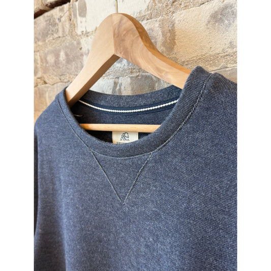Surfside Supply Butch Cashmist Crewneck - Navy Heather Dark Slate Gray