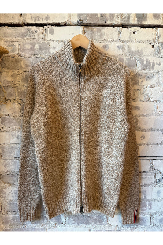 Men's Alpe Full-Zip  - Khaki - DUNE + SALT