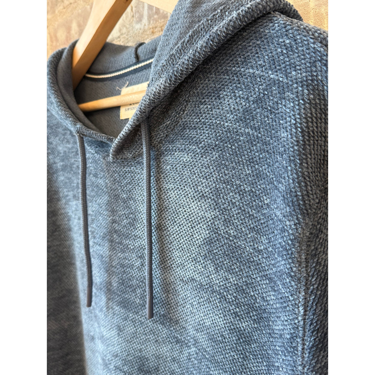 Surfside Supply Dave Chenille Hoodie - China Blue Slate Gray